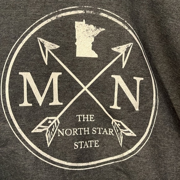 Minnesota The North Star State crew neck sweatshirt - Picture 3 of 6